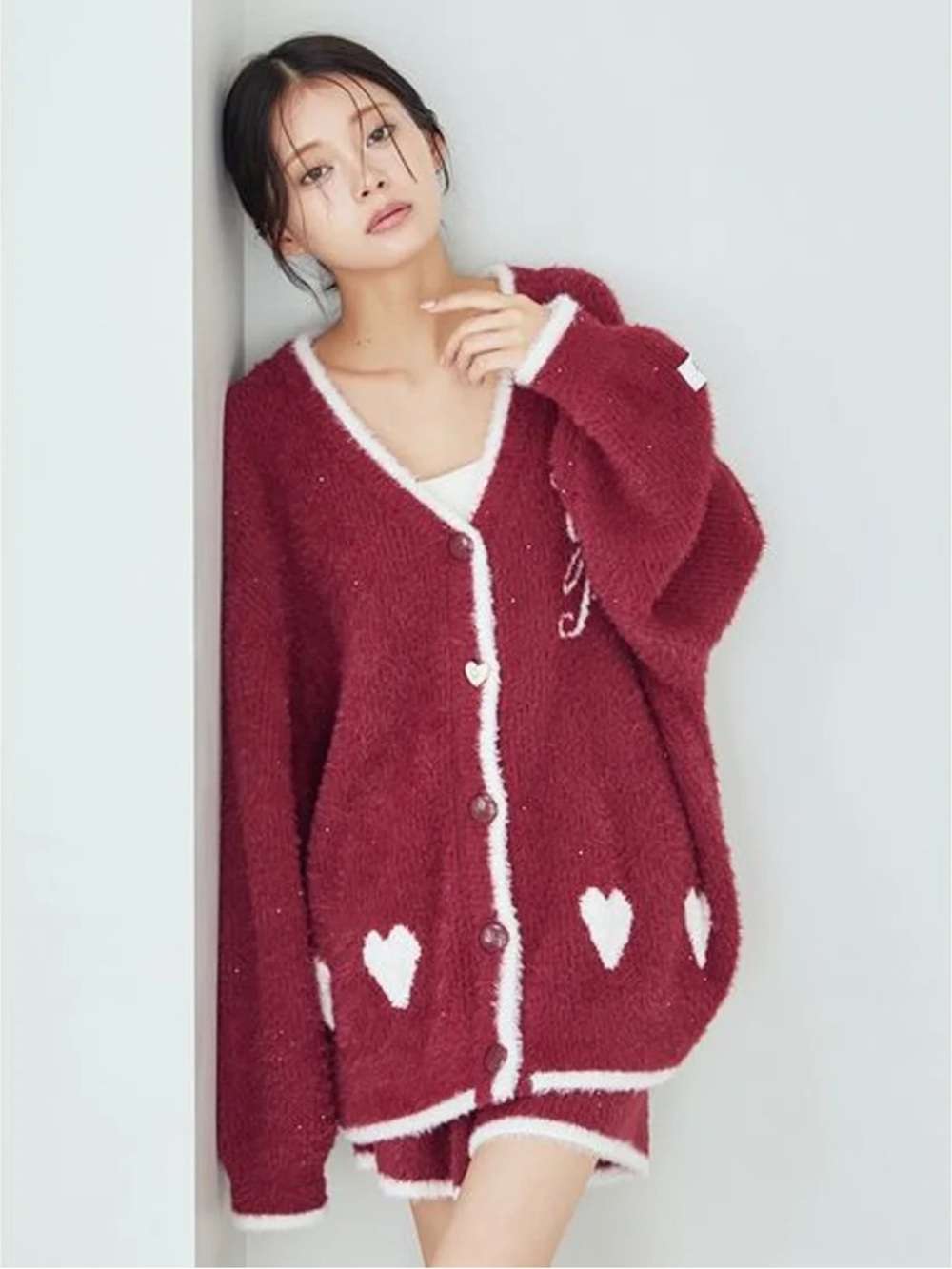 Gelato Pique Dream Red Cardigan